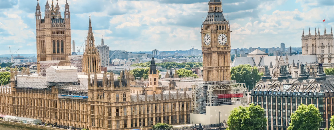 houses of parliament and big ben in london