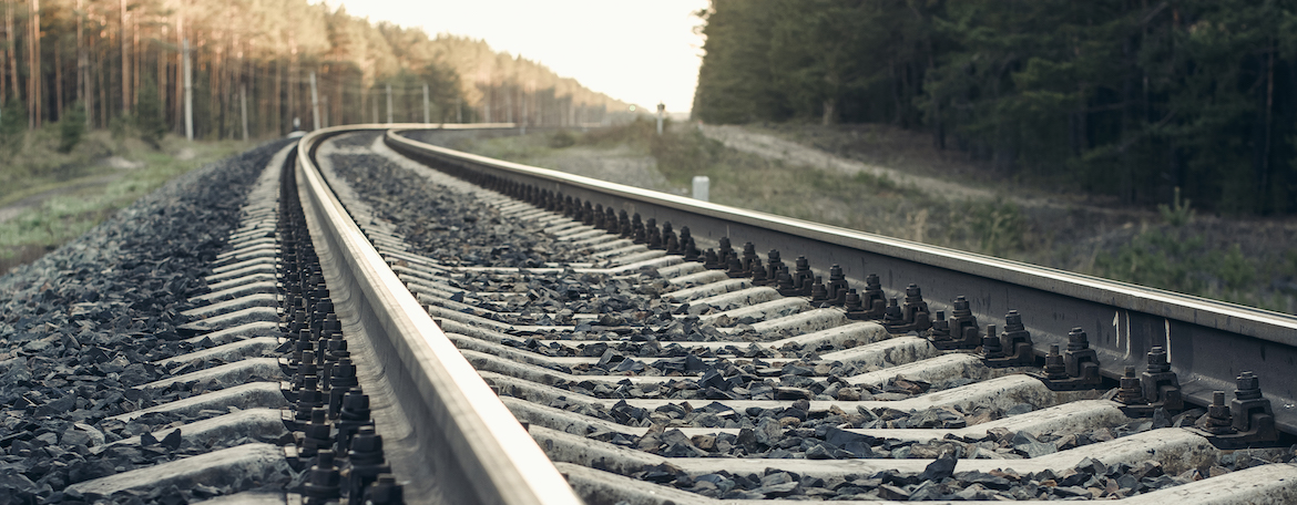 railway in forest